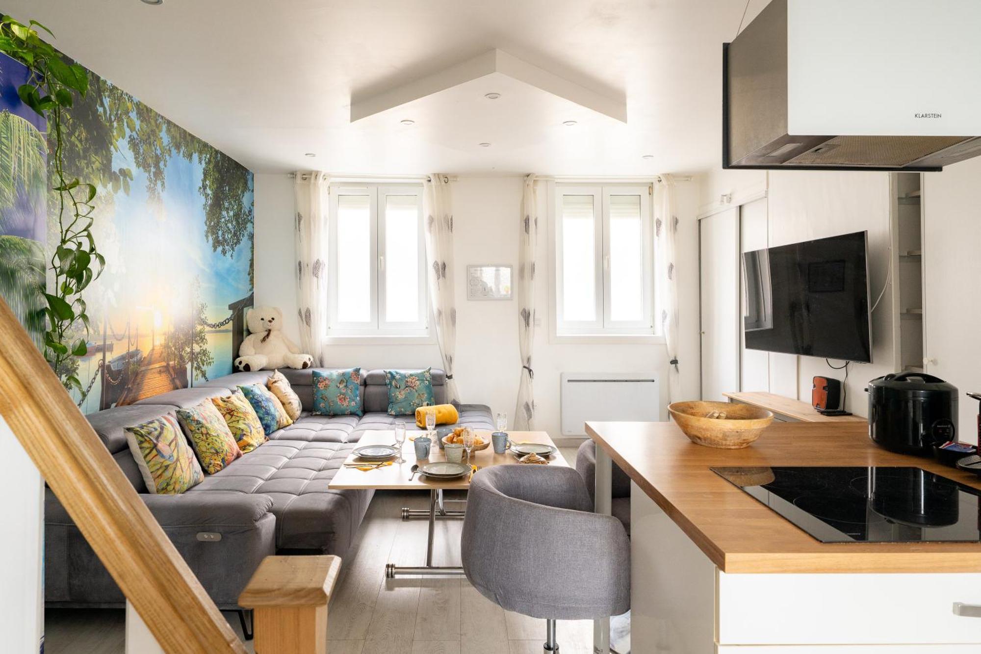 Appartamento Casa Inca Calais - Duplex Soleil Latino - Parking Free, Station Esterno foto